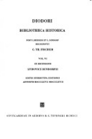 Cover of Bibliotheca Historica Vol V CB