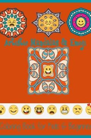 Cover of Artistic Mandalas & Emoji Coloring book for kids & Beginner