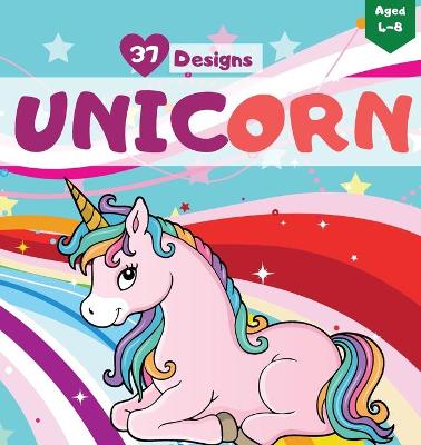 Book cover for Unicorn Coloring Book for Girls Aged 4-8