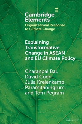 Cover of Explaining Transformative Change in ASEAN and EU Climate Policy