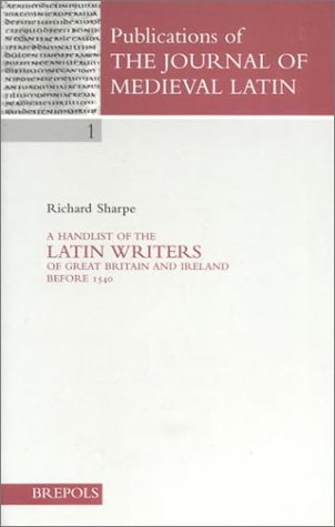 Book cover for Handlist Latin Writers with Add Cor