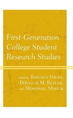 Book cover for First-Generation College Student Research Studies