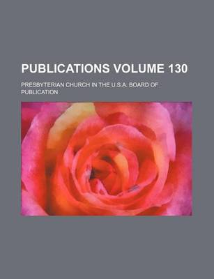 Book cover for Publications Volume 130