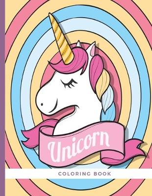 Book cover for Unicorn Coloring Book