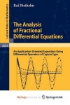 Book cover for The Analysis of Fractional Differential Equations