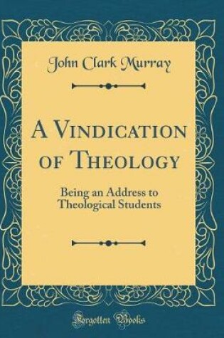 Cover of A Vindication of Theology