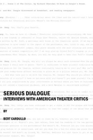 Cover of Serious Dialogue