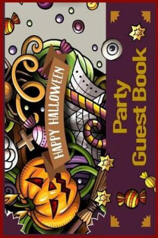 Cover of Happy Halloween Party Guest Book