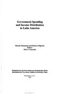Cover of Government Spending and Income Distribution in Latin America