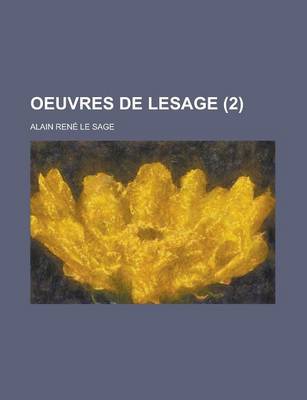 Book cover for Oeuvres de Lesage (2 )