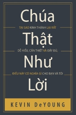 Cover of Chúa th&#7853;t nh&#432; L&#7901;i