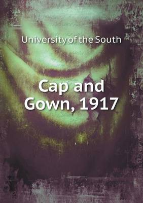 Book cover for Cap and Gown, 1917