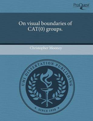 Book cover for On Visual Boundaries of Cat(0) Groups