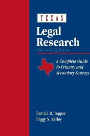 Cover of Texas Legal Research