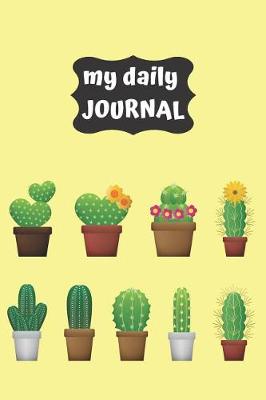 Book cover for Cactus Lovers Blank Lined Journal Notebook