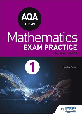 Book cover for AQA Year 1/AS Mathematics Exam Practice