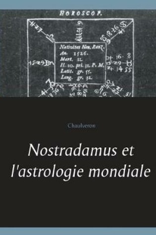 Cover of Nostradamus et l'astrologie mondiale