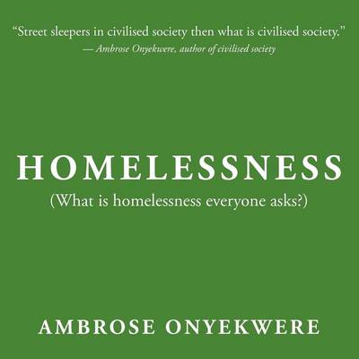 Cover of Homelessness