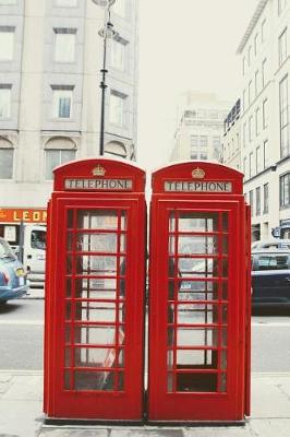 Book cover for A Pair of Red Phone booths in London, England Journal