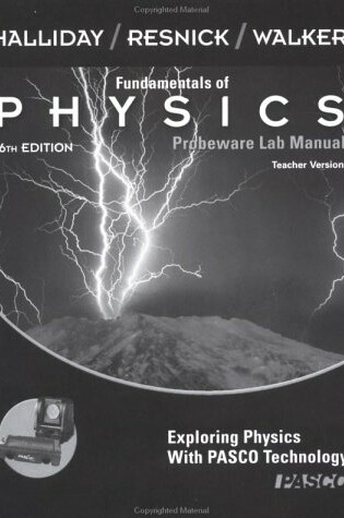 Cover of Instructor Lab Manual with CD to Accompany Fundamentals of Physics, 6r.ed