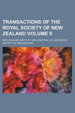 Cover of Transactions of the Royal Society of New Zealand Volume 9