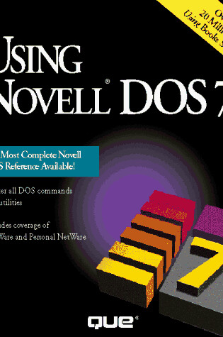 Cover of Using Novell DOS 7