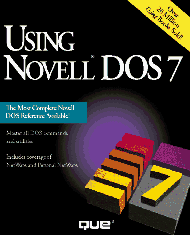 Book cover for Using Novell DOS 7