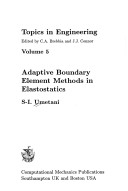 Cover of Adaptive Boundary Element Methods in Elastostatics