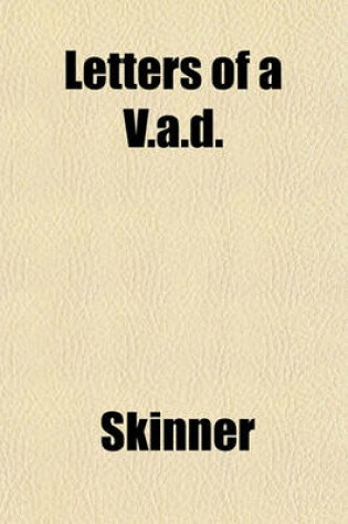 Cover of Letters of A V.A.D.