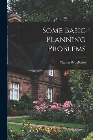 Cover of Some Basic Planning Problems