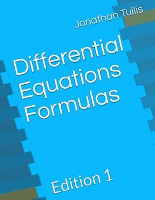 Cover of Differential Equations Formulas