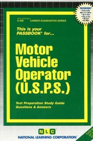Cover of Motor Vehicle Operator (U.S.P.S.)