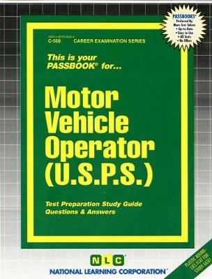 Book cover for Motor Vehicle Operator (U.S.P.S.)