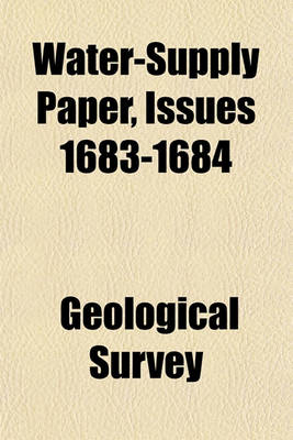 Book cover for Water-Supply Paper Volume 253-255