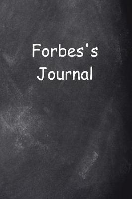 Book cover for Forbes Personalized Name Journal Custom Name Gift Idea Forbes