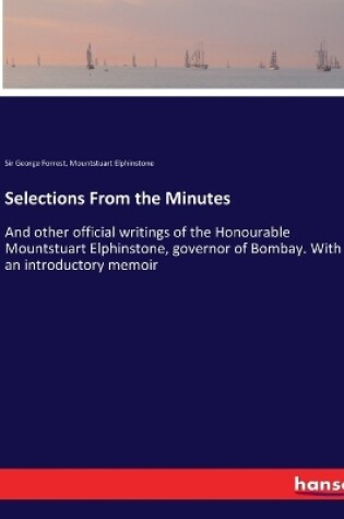 Cover of Selections From the Minutes