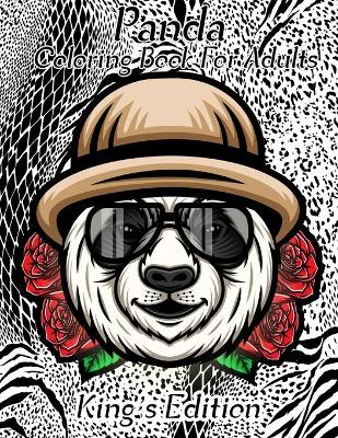 Book cover for Panda Coloring book For adults