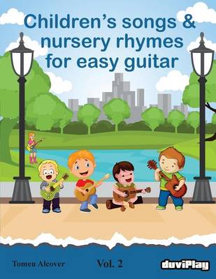 Book cover for Children's songs & nursery rhymes for easy guitar. Vol 2.