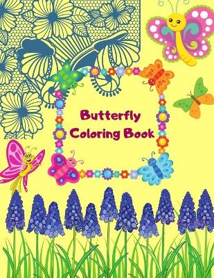 Book cover for Butterfly Coloring Book