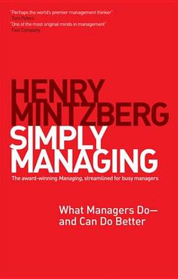 Book cover for Simply Managing