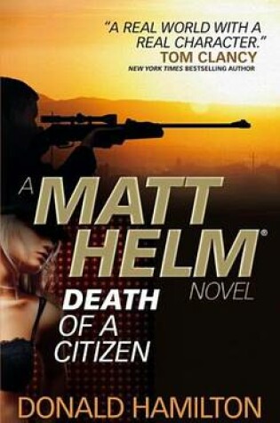 Cover of Matt Helm - Death of a Citizen