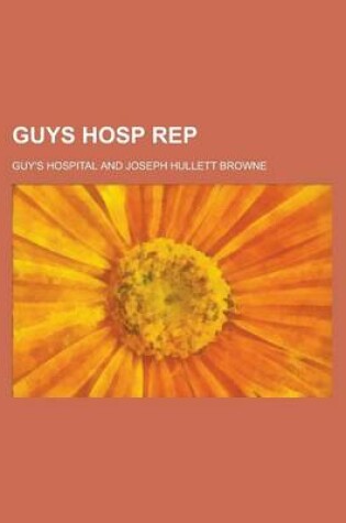 Cover of Guys Hosp Rep