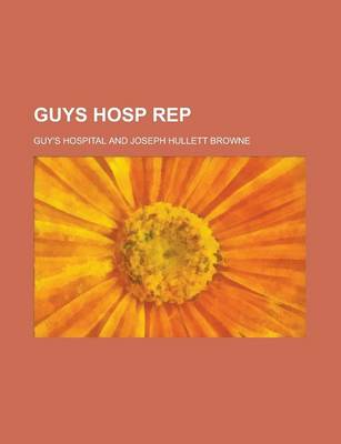 Book cover for Guys Hosp Rep