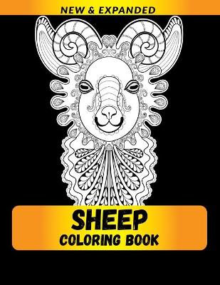 Book cover for Sheep Coloring Book