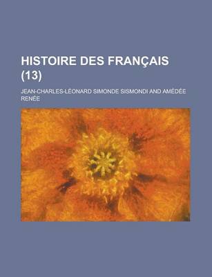 Book cover for Histoire Des Francais (13)