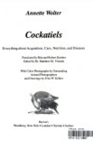 Cover of Cockatiels