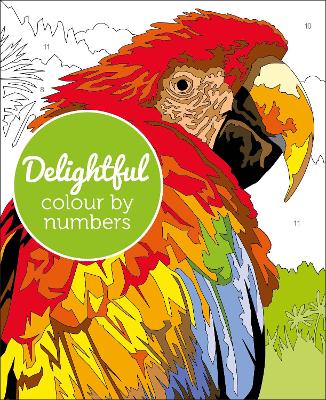 Book cover for Delightful Colour by Numbers