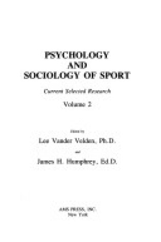 Cover of Psychology and Sociology of Sport