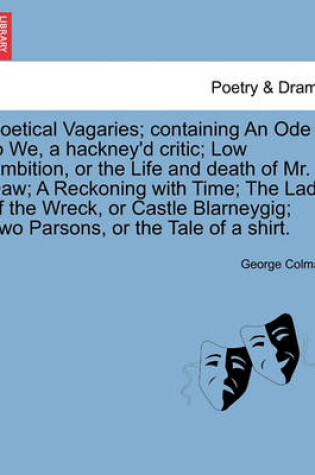 Cover of Poetical Vagaries; Containing an Ode to We, a Hackney'd Critic; Low Ambition, or the Life and Death of Mr. Daw; A Reckoning with Time; The Lady of the Wreck, or Castle Blarneygig; Two Parsons, or the Tale of a Shirt.