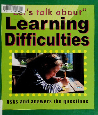 Book cover for Learning Difficulties